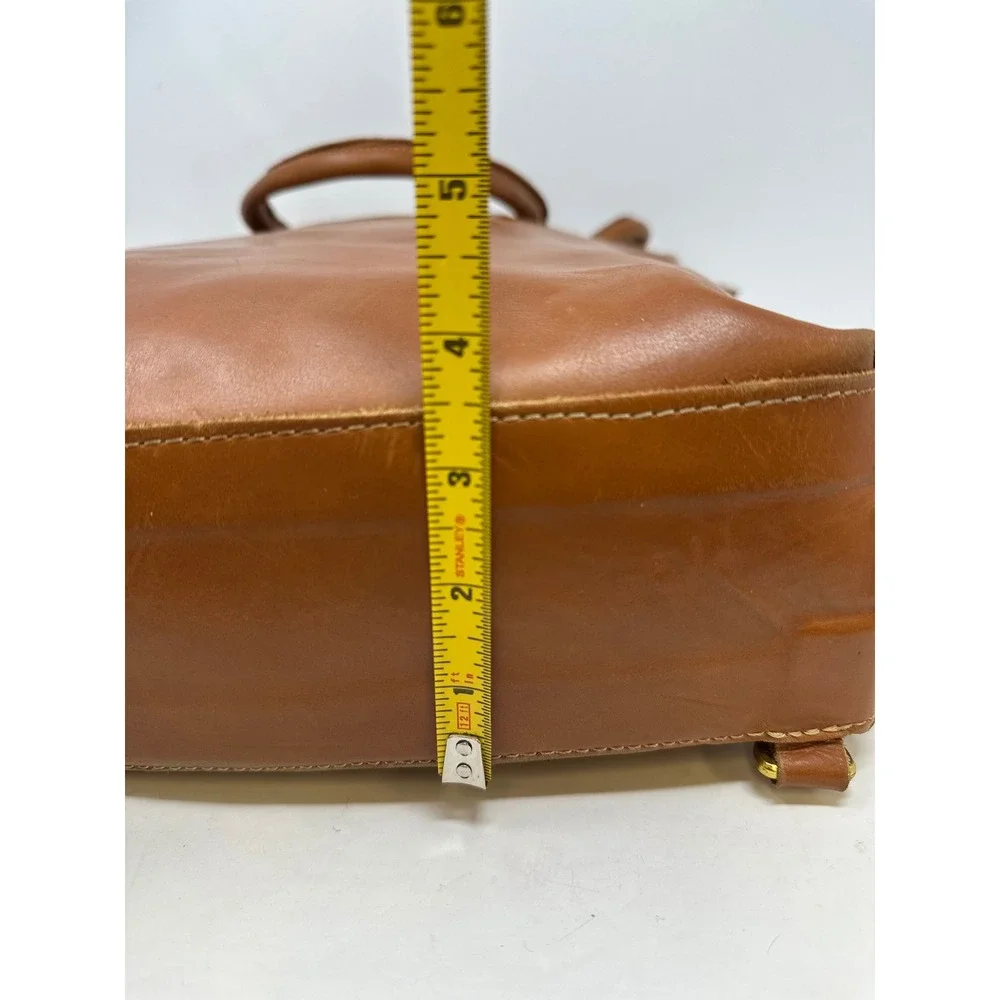 Sseko Convertible Leather Backpack Tote Bag Brown